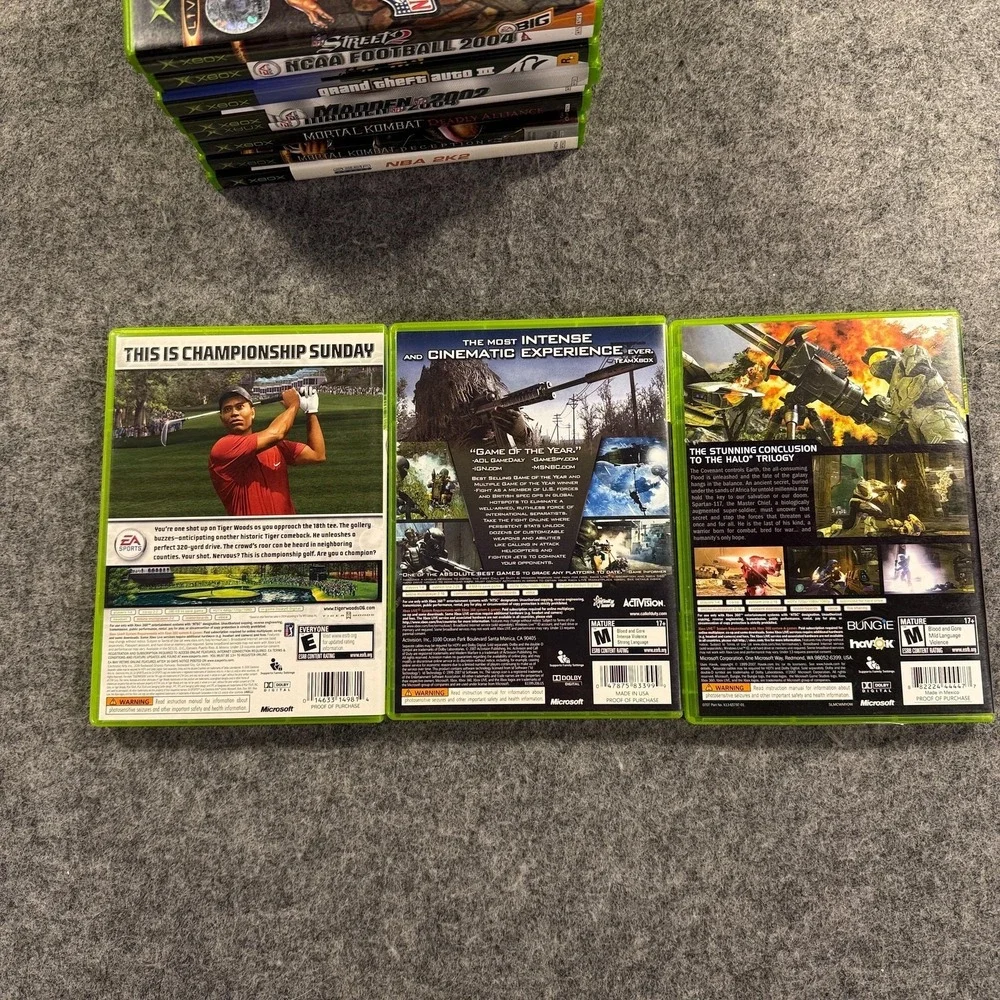 Microsoft Xbox Lot 16 Games Xbox One 360 Original COD Halo GTA Madden NBA UNTEST